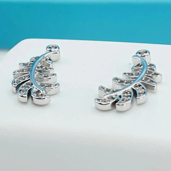 "925 Sterling Silver CZ Beautiful Earrings for Women, 1USPAR4183 - Picture 7 of 11
